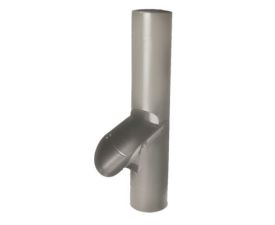 80mm Dusty Grey Coated Galvanised Steel Access Pipe