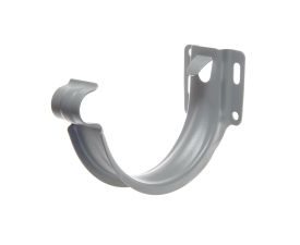 115mm Half Round Dusty Grey Galvanised Steel  'Short-back' Fascia Bracket