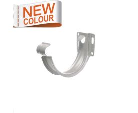 125mm Grey Aluminium Half Round "Shallow" Steel Fascia Bracket