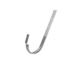 150mm Half Round Galvanised Steel Top Fix Rafter Bracket (Bend On Site) 