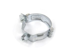 80mm Galvanised Steel Downpipe Bracket with M10 Boss - for use with M10 Screw - (there is no Natural Zinc version)