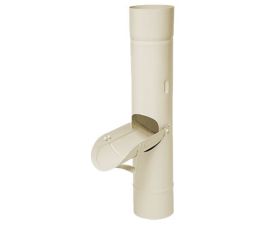 80mm Grey White Coated Galvanised Steel Access Pipe