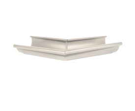 115mm Half Round Anthracite Grey Galvanised Steel 135degree  External Gutter Angle