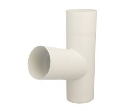 80mm Grey White Steel D/Pipe 72 Branch