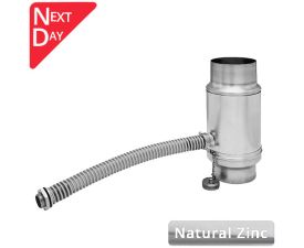 80mm Natural Zinc Rainwater Diverter
