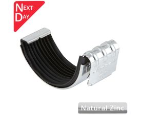 115mm Half Round Natural Zinc Gutter Union