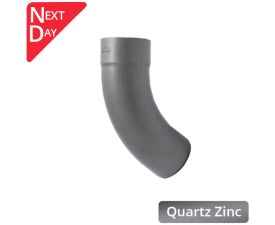 100mm Quartz Zinc D/Pipe 72° Bend