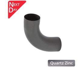 80mm Quartz Zinc Round D/Pipe 90° Bend
