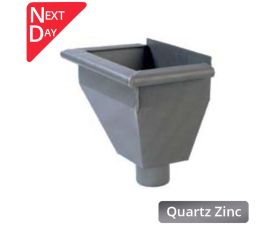 80mm Quartz Zinc Long Hopper Head