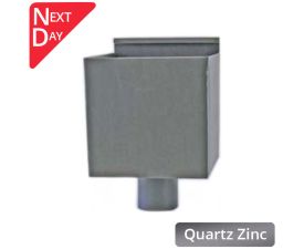 100mm Quartz Zinc Box Hopper Head