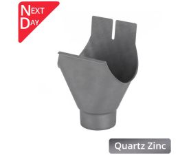 125mm Quartz Zinc HR 80mm Outlet