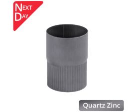 100mm Quartz Zinc Round D/Pipe Connector