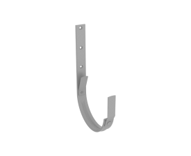 125mm Grey Aluminium Colordur Steel Half Round Non Bent Rafter Bracket