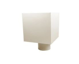 80mm Grey White PLAIN Hopper Head