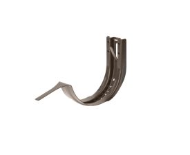 115mm Sepia Brown Steel Half-Round Fascia Bracket