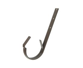 115mm Sepia Brown Steel Half-Round Top Fix Rafter Bracket 