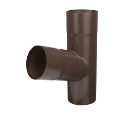 80mm Sepia Steel D/Pipe 72 Branch