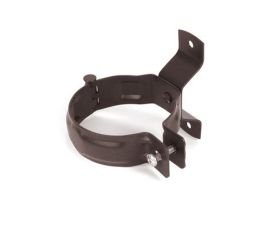 80mm Sepia Steel D/Pipe Bracket
