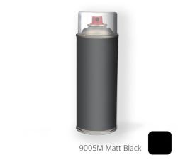 400ml Can - 9005M Matt Black Touch Up Spray Paint