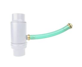 80mm 9016M White Coated Galvanised Steel Rainwater Diverter