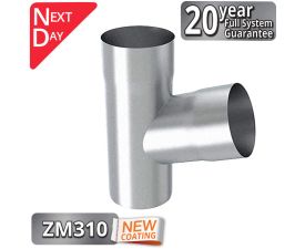 80mm Infinity ZM Downpipe 70degree Branch from Rainclear Systems with a 20year full system guarantee and next day delivery